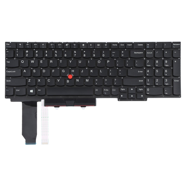 US Version Keyboard with Pointing For Lenovo Thinkpad E15 Gen 2 Gen(Black)