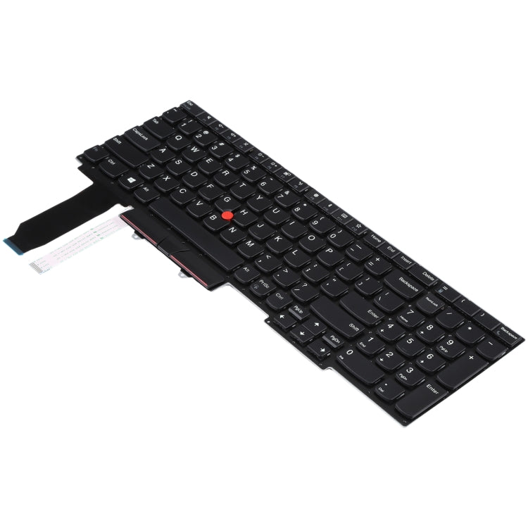 US Version Keyboard with Pointing For Lenovo Thinkpad E15 Gen 2 Gen(Black)