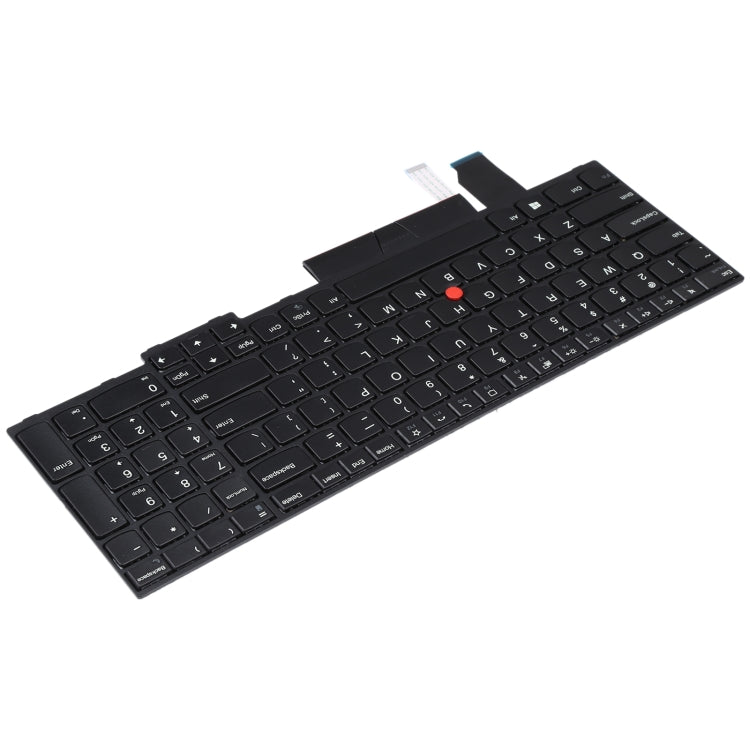 US Version Keyboard with Pointing For Lenovo Thinkpad P15V L15(Black)