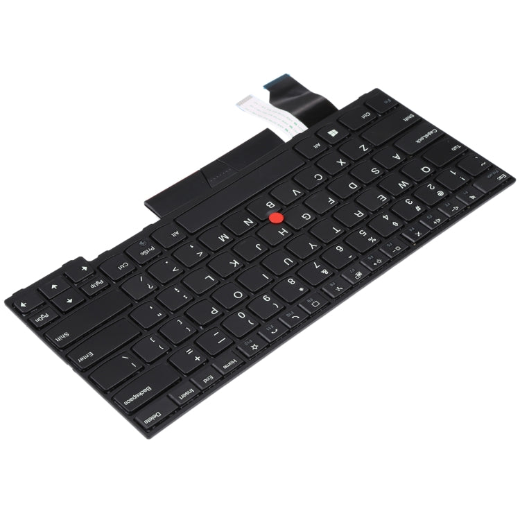 US Version Keyboard with Pointing For Lenovo Thinkpad L14(Black)