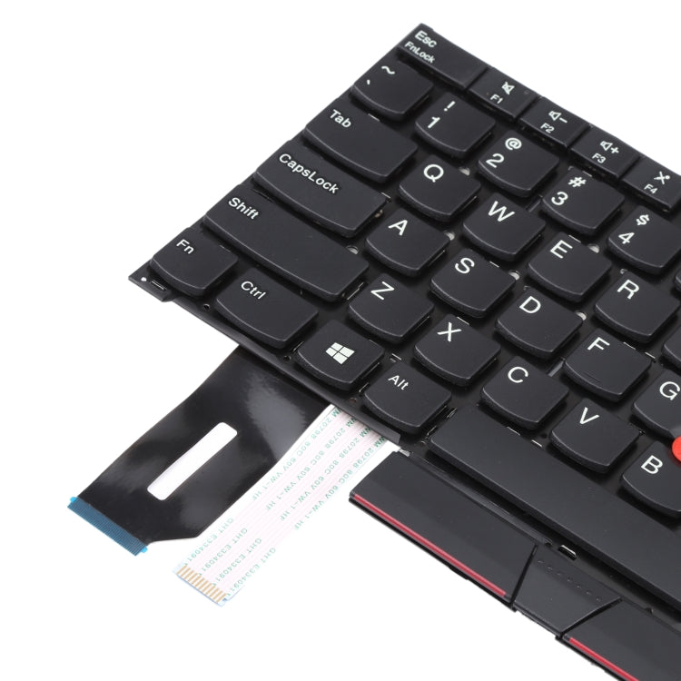 US Version Keyboard with Pointing For Lenovo Thinkpad T490S(Black)