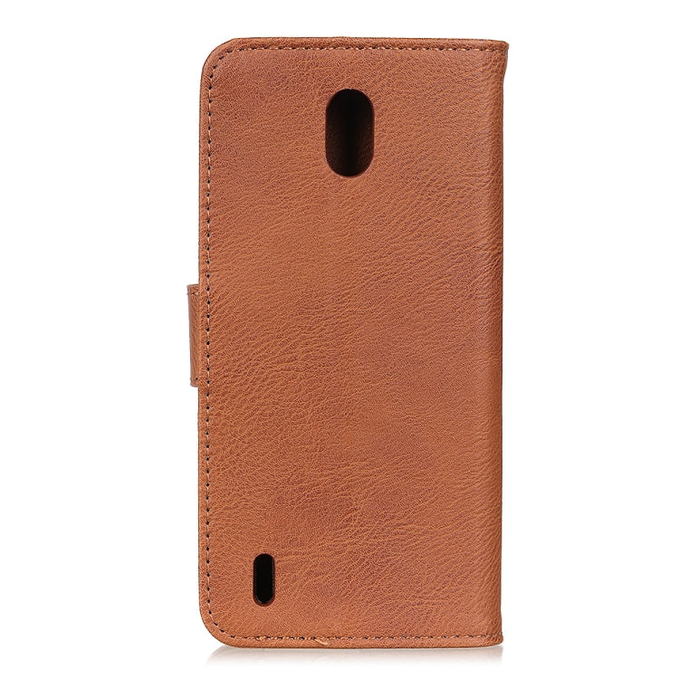 For Nokia C1 Cowhide Texture PU + TPU Horizontal Flip Leather Case with Holder & Card Slots & Wallet