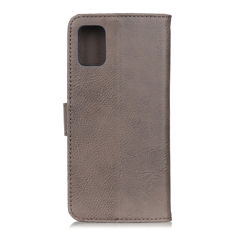 For Galaxy A71 5G Cowhide Texture PU + TPU Horizontal Flip Leather Case with Holder & Card Slots & Wallet