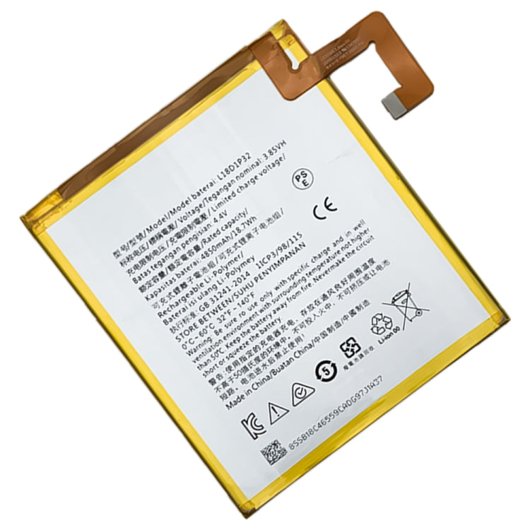 4850mAh L18D1P32 For Lenovo Tablet M10 TB-X605L Li-Polymer Battery