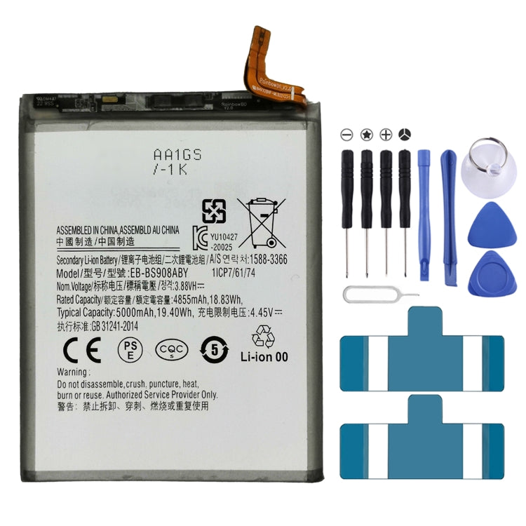 5000mAh  EB-BS908ABY For Samsung Galaxy S22 Ultra Li-Polymer Battery Replacement