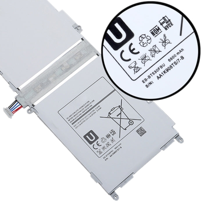 EB-BT530FBU 6800mAh For Samsung Galaxy Tab 4 SM-T530 Li-Polymer Battery Replacement