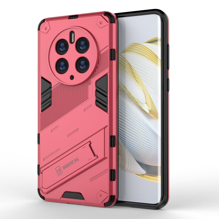 For Huawei Mate 50 Pro Punk Armor 2 in 1 PC + TPU Shockproof Phone Case with Invisible Holder