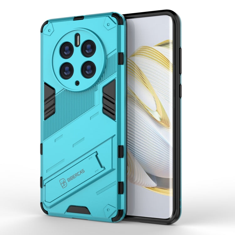 For Huawei Mate 50 Pro Punk Armor 2 in 1 PC + TPU Shockproof Phone Case with Invisible Holder