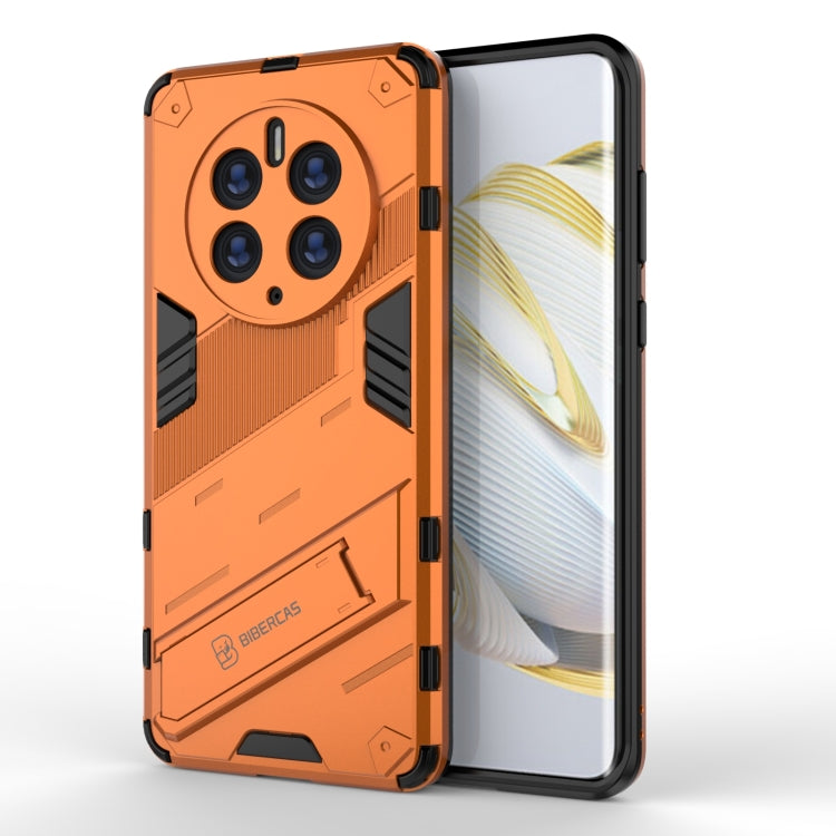 For Huawei Mate 50 Pro Punk Armor 2 in 1 PC + TPU Shockproof Phone Case with Invisible Holder