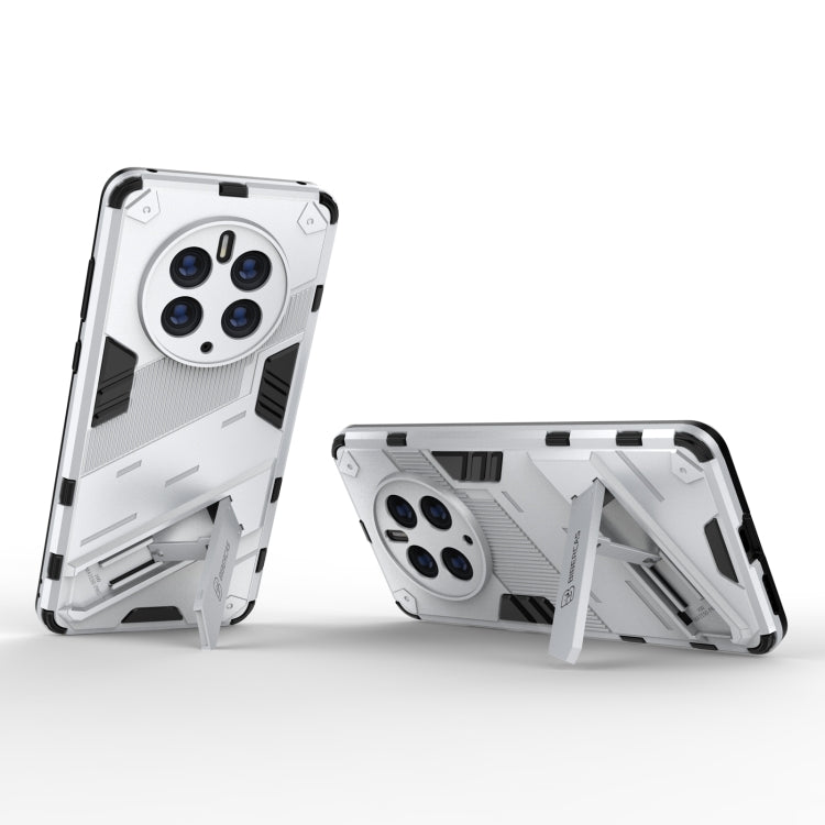 For Huawei Mate 50 Pro Punk Armor 2 in 1 PC + TPU Shockproof Phone Case with Invisible Holder