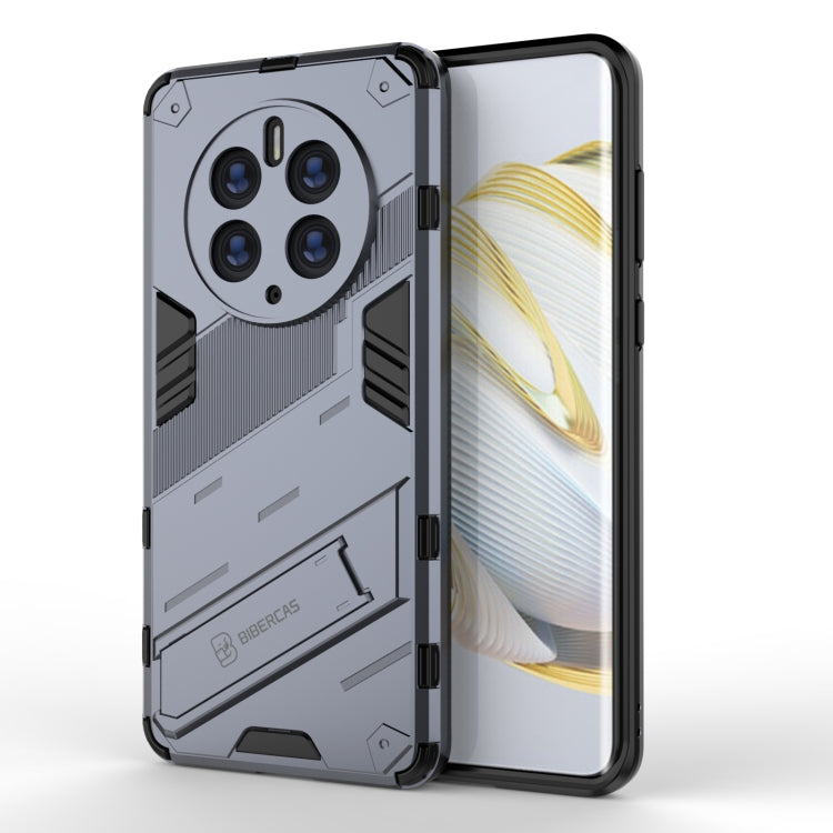 For Huawei Mate 50 Pro Punk Armor 2 in 1 PC + TPU Shockproof Phone Case with Invisible Holder