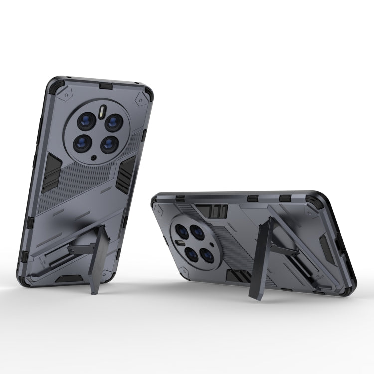 For Huawei Mate 50 Pro Punk Armor 2 in 1 PC + TPU Shockproof Phone Case with Invisible Holder