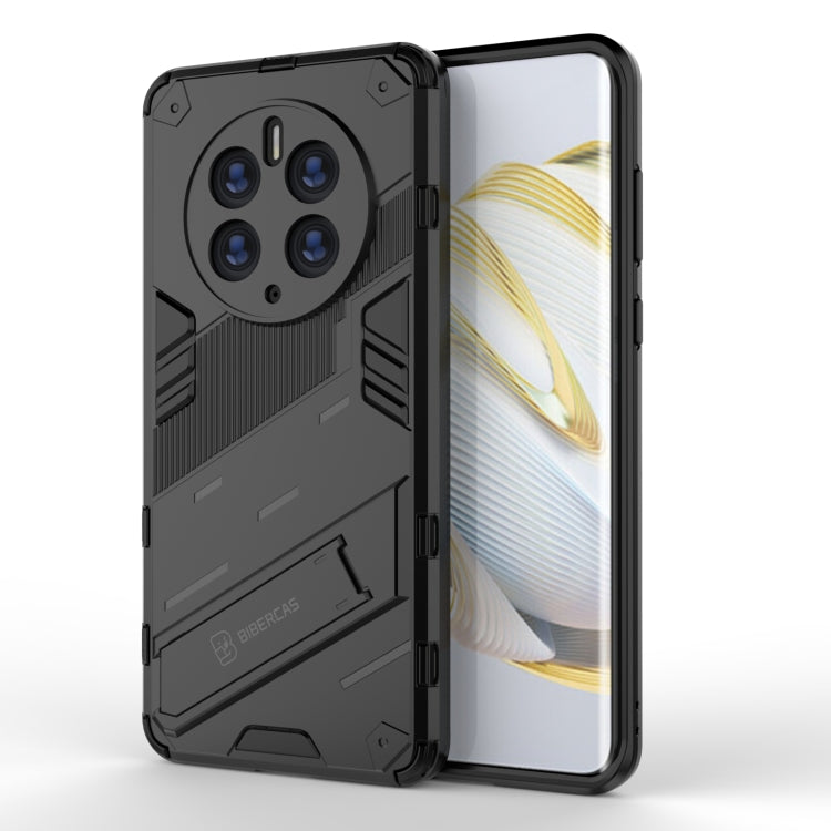 For Huawei Mate 50 Pro Punk Armor 2 in 1 PC + TPU Shockproof Phone Case with Invisible Holder