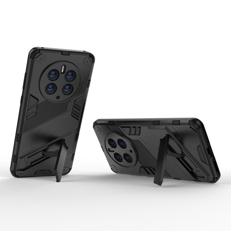 For Huawei Mate 50 Pro Punk Armor 2 in 1 PC + TPU Shockproof Phone Case with Invisible Holder
