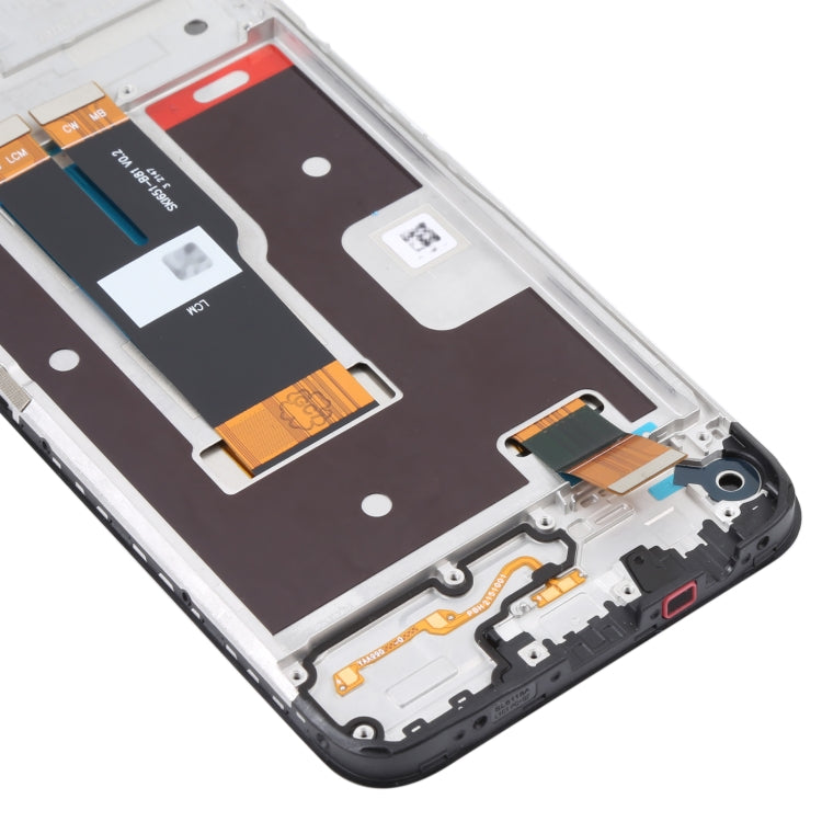 LCD Screen and Digitizer Full Assembly with Frame For Realme C31 RMX3501