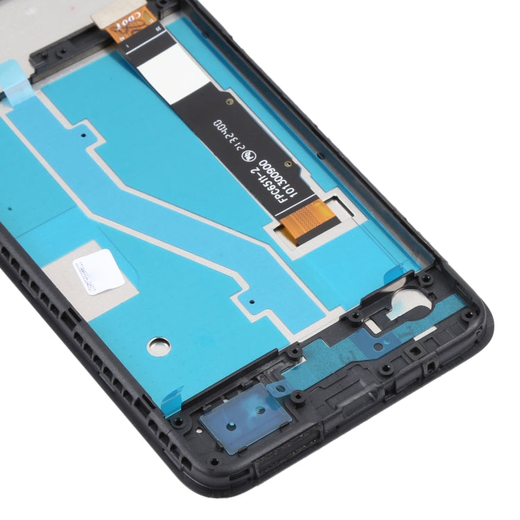 LCD Screen and Digitizer Full Assembly with Frame For TCL 30E/30 SE