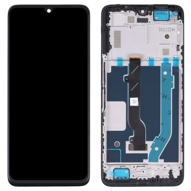 LCD Screen and Digitizer Full Assembly with Frame For TCL 30 T676H/30 5G