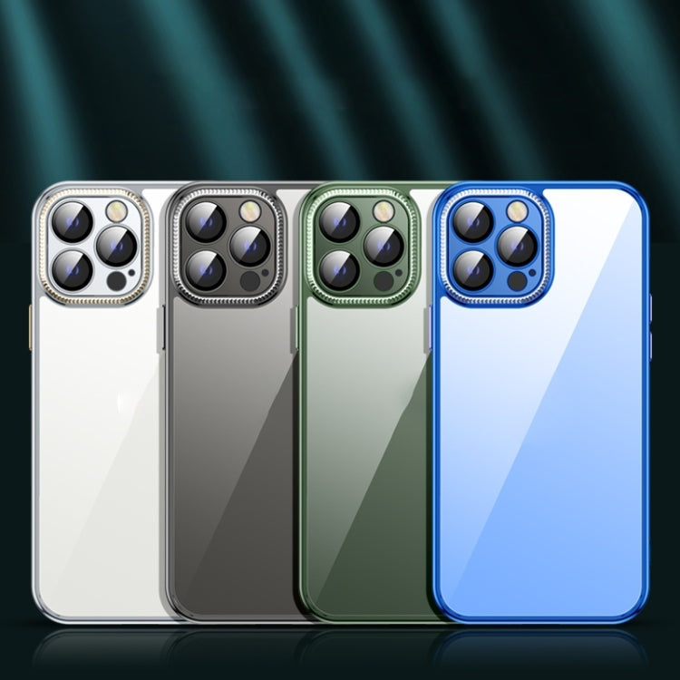 For iPhone 14 Pro Metal Lens Film TPU Phone Case