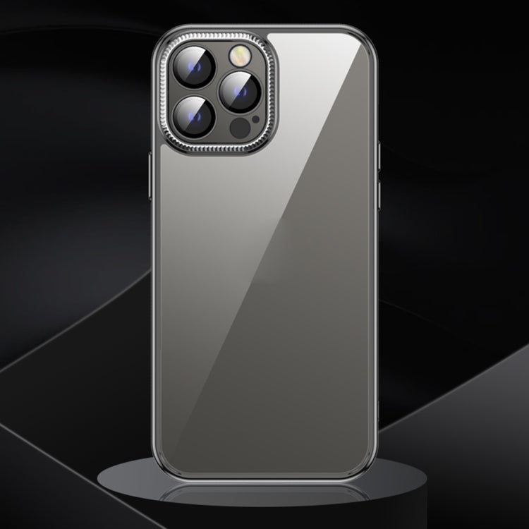 For iPhone 14 Pro Metal Lens Film TPU Phone Case