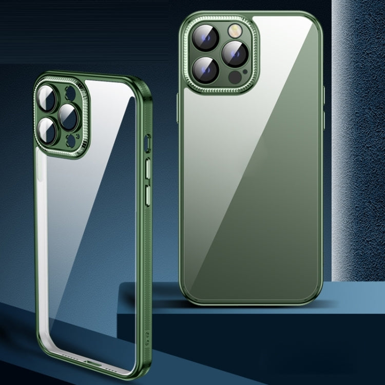 For iPhone 14 Pro Max Metal Lens Film TPU Phone Case