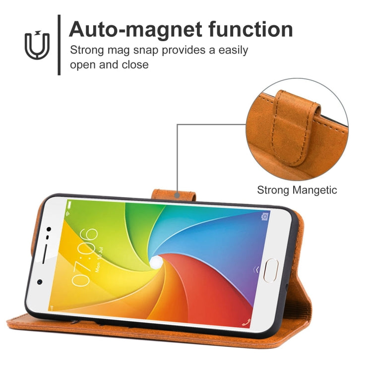 For vivo Y69 Leather Phone Case