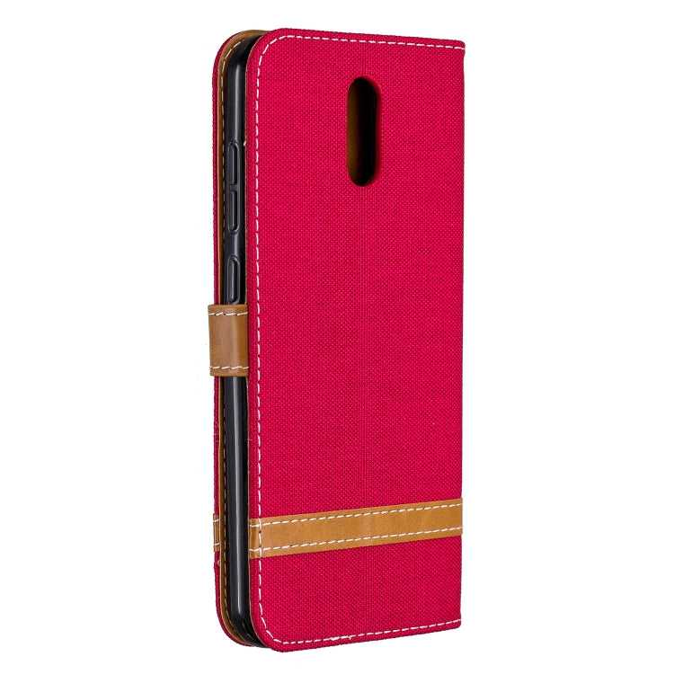 For Nokia 2.3 Color Matching Denim Texture Horizontal Flip Leather Case with Holder & Card Slots & Wallet & Lanyard