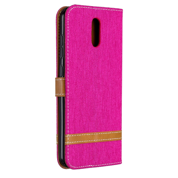 For Nokia 2.3 Color Matching Denim Texture Horizontal Flip Leather Case with Holder & Card Slots & Wallet & Lanyard