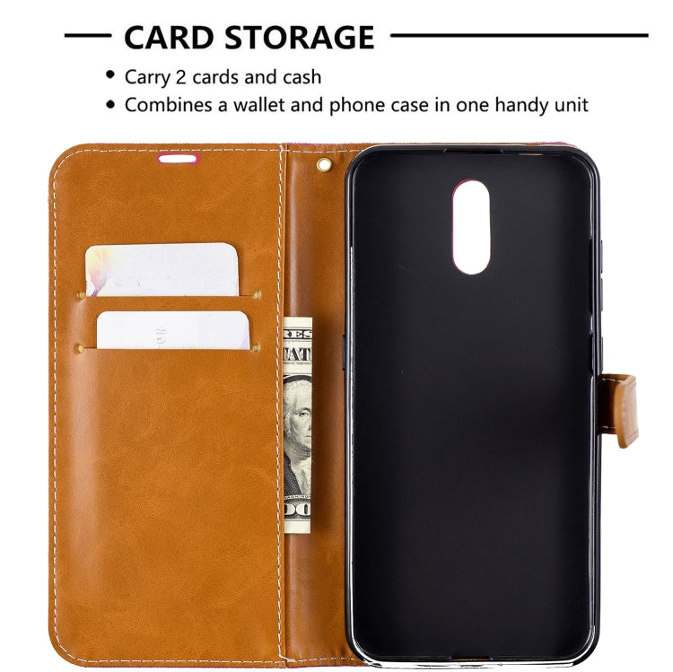 For Nokia 2.3 Color Matching Denim Texture Horizontal Flip Leather Case with Holder & Card Slots & Wallet & Lanyard