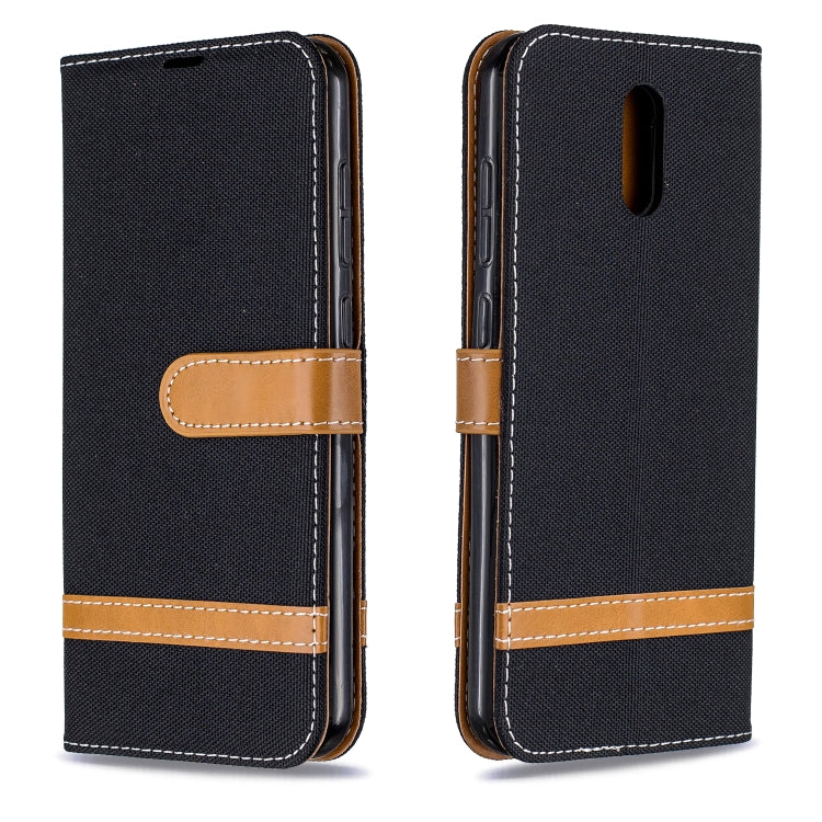 For Nokia 2.3 Color Matching Denim Texture Horizontal Flip Leather Case with Holder & Card Slots & Wallet & Lanyard