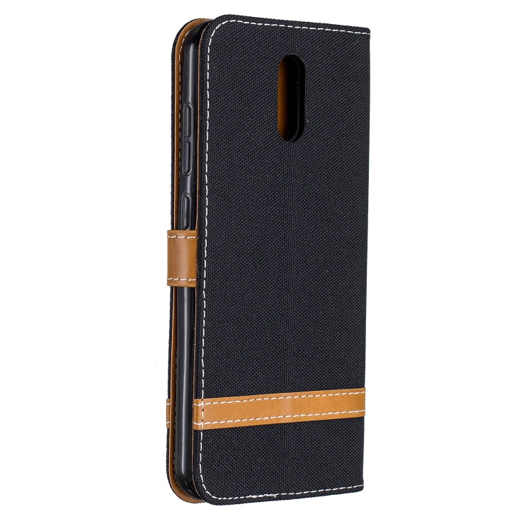 For Nokia 2.3 Color Matching Denim Texture Horizontal Flip Leather Case with Holder & Card Slots & Wallet & Lanyard