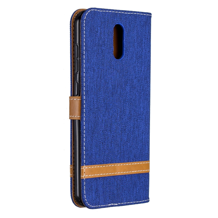 For Nokia 2.3 Color Matching Denim Texture Horizontal Flip Leather Case with Holder & Card Slots & Wallet & Lanyard