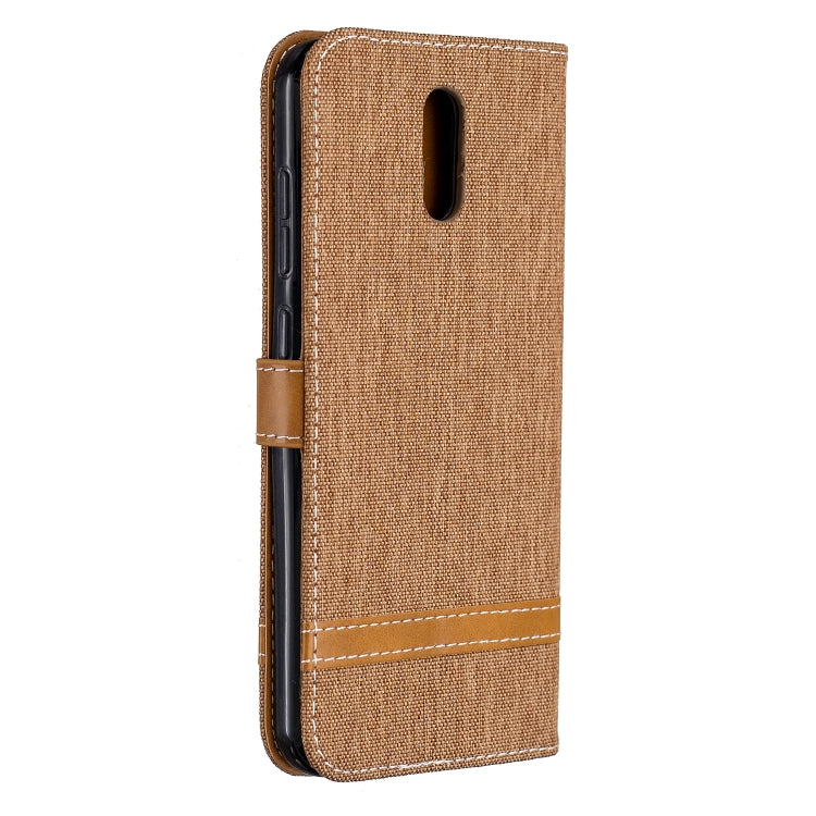 For Nokia 2.3 Color Matching Denim Texture Horizontal Flip Leather Case with Holder & Card Slots & Wallet & Lanyard