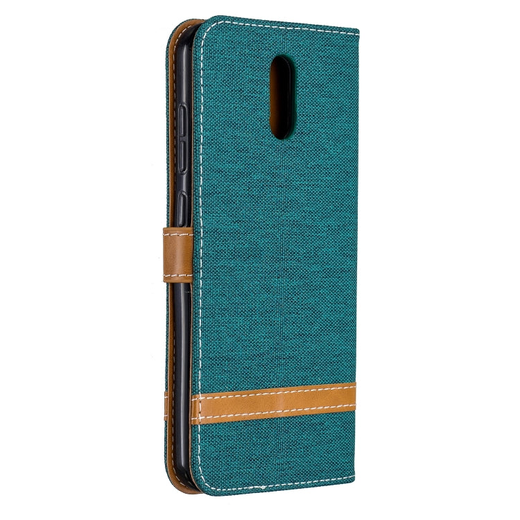 For Nokia 2.3 Color Matching Denim Texture Horizontal Flip Leather Case with Holder & Card Slots & Wallet & Lanyard