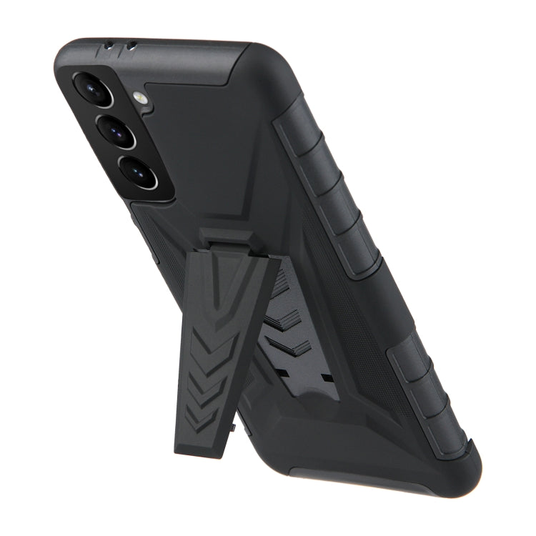For Samsung Galaxy S21 5G Back Belt Clip Phone Case(Black)