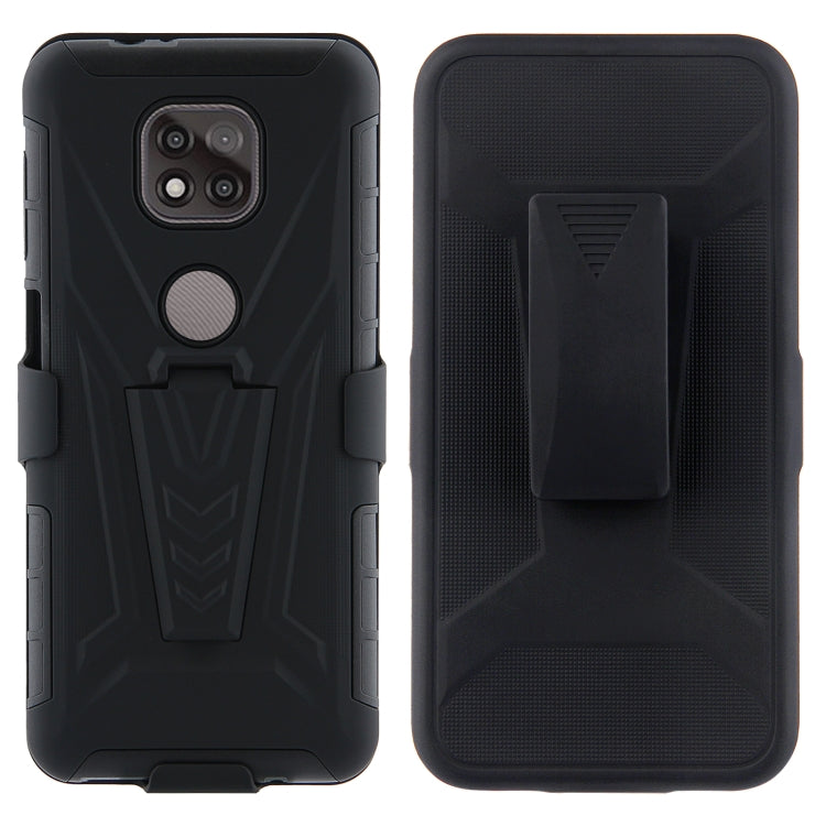 For Motorola Moto G Power 2021 Back Belt Clip Phone Case(Black)