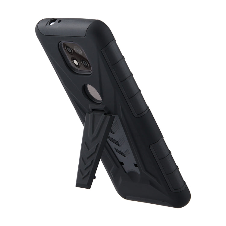 For Motorola Moto G Power 2021 Back Belt Clip Phone Case(Black)