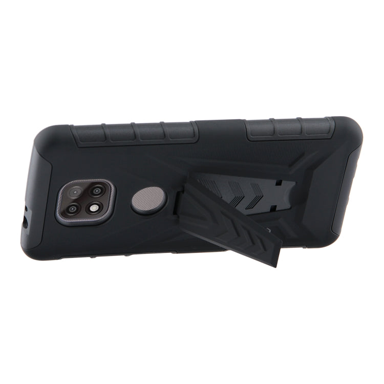For Motorola Moto G Power 2021 Back Belt Clip Phone Case(Black)