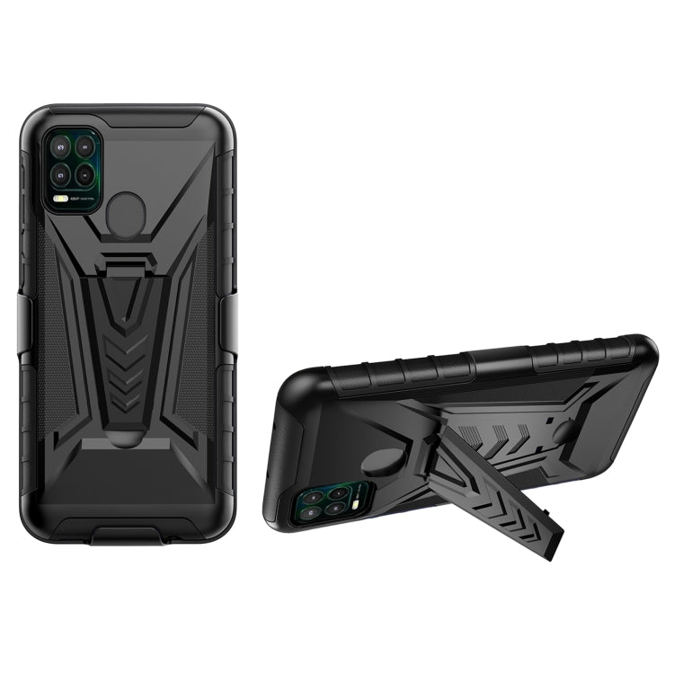 For Motorola Moto G Stylus 5G 2021 Back Belt Clip Phone Case(Black)