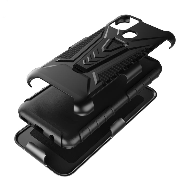 For Motorola Moto G Stylus 5G 2021 Back Belt Clip Phone Case(Black)