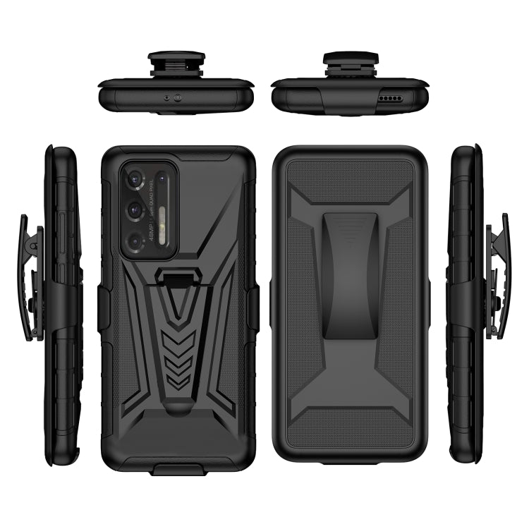 For Motorola Moto G Stylus 2021 Back Belt Clip Phone Case(Black)