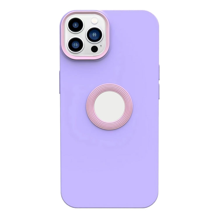 For iPhone 14 Contrast Color 3 in 1 TPU Phone Case