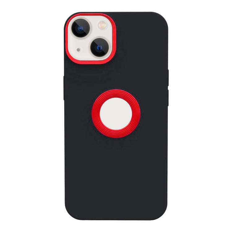 For iPhone 14 Contrast Color 3 in 1 TPU Phone Case