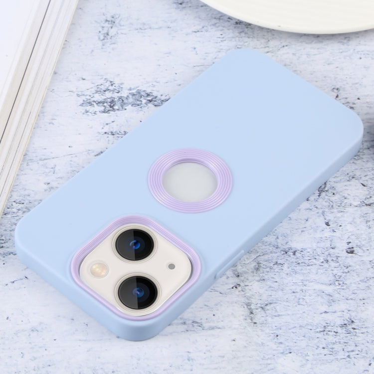 For iPhone 14 Plus Contrast Color 3 in 1 TPU Phone Case