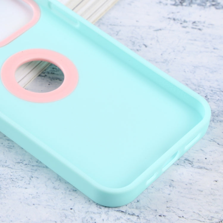 For iPhone 14 Plus Contrast Color 3 in 1 TPU Phone Case