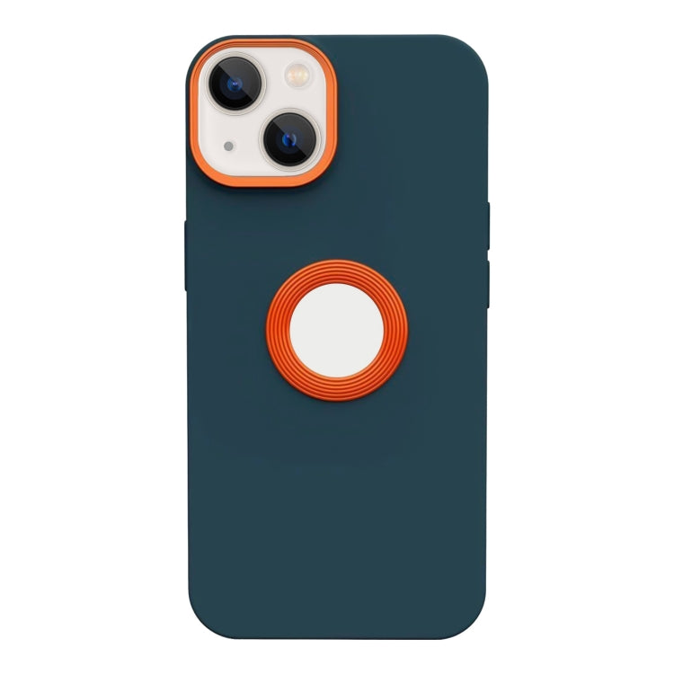 For iPhone 14 Plus Contrast Color 3 in 1 TPU Phone Case