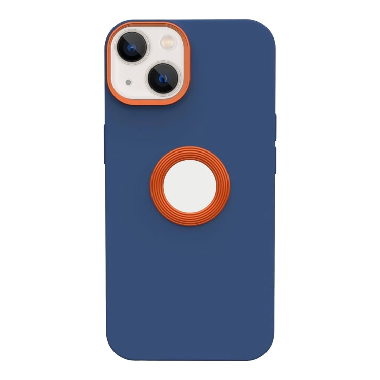 For iPhone 14 Plus Contrast Color 3 in 1 TPU Phone Case