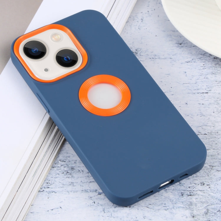 For iPhone 14 Plus Contrast Color 3 in 1 TPU Phone Case