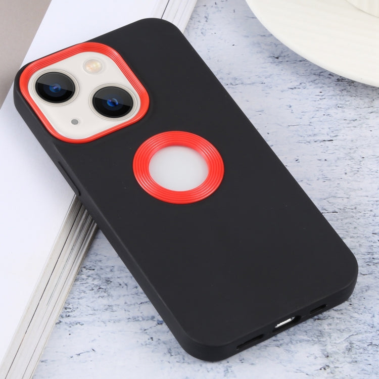 For iPhone 14 Plus Contrast Color 3 in 1 TPU Phone Case