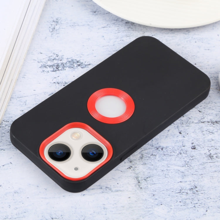 For iPhone 14 Plus Contrast Color 3 in 1 TPU Phone Case