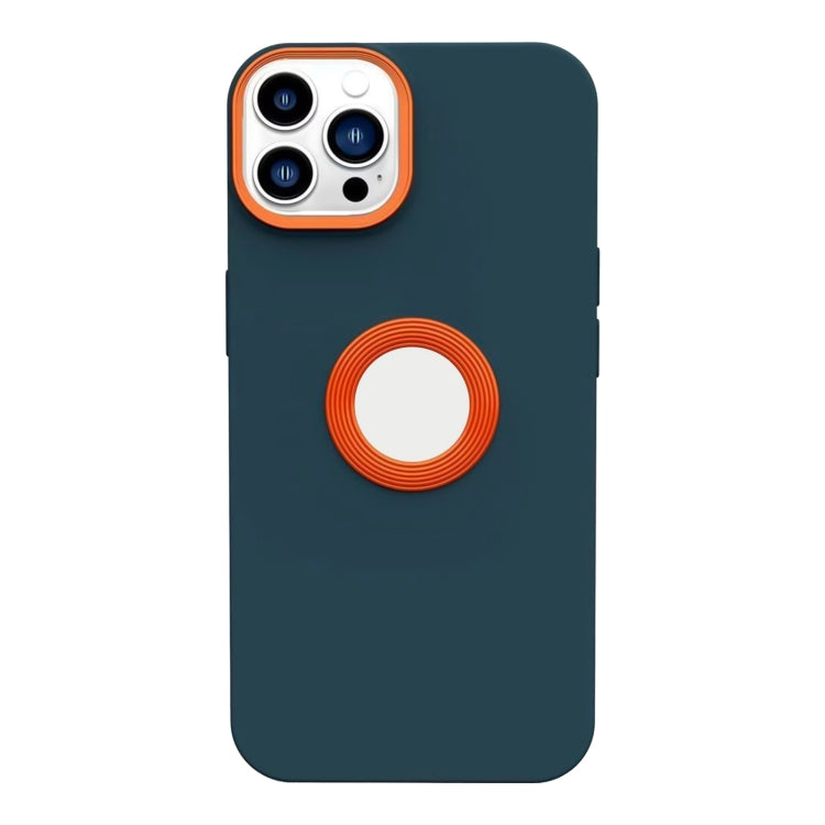 For iPhone 14 Pro Contrast Color 3 in 1 TPU Phone Case